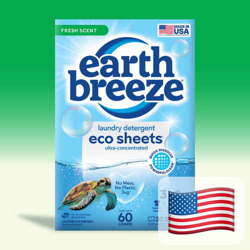 Earth Breeze Fresh Scent laundry detergent sheets