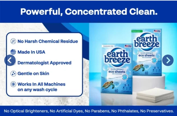 Earth Breeze detergent sheets — product image 6
